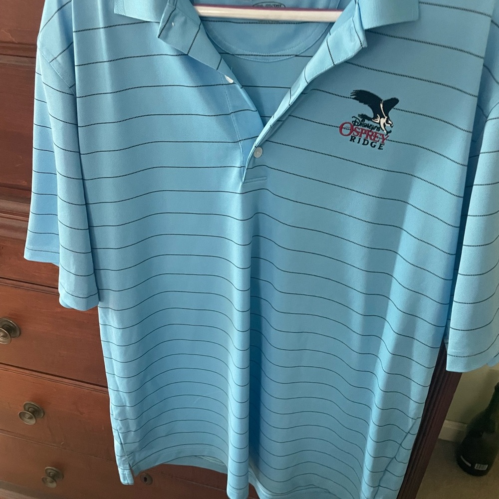 Like New! Vintage Disney Osprey Ridge Greg Norman Play DryMen's Polo Shirt XL
